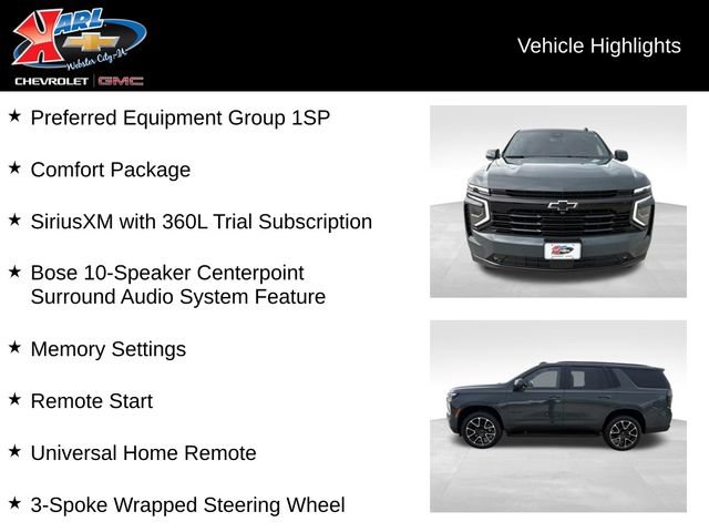 Certified 2026 Chevrolet Tahoe RST w/ Comfort Package AWD/4WD image 3