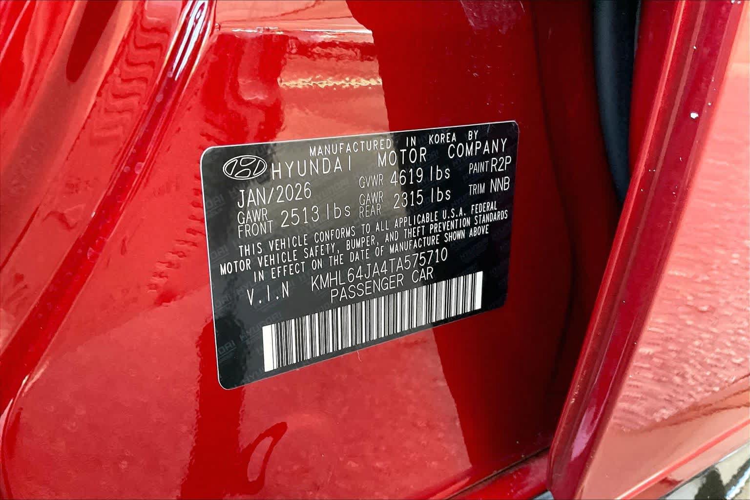 Certified 2026 Hyundai Sonata SEL AWD/4WD image 34