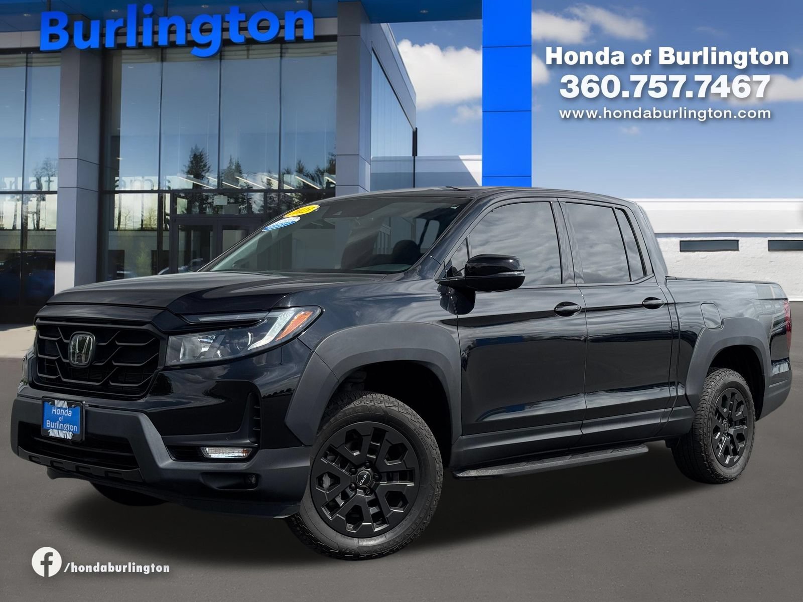Certified 2023 Honda Ridgeline Black Edition