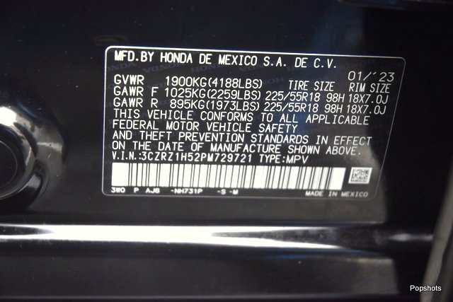 Certified 2023 Honda HR-V Sport image 18