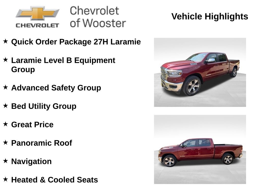 Used 2023 RAM 1500 Laramie AWD/4WD image 2