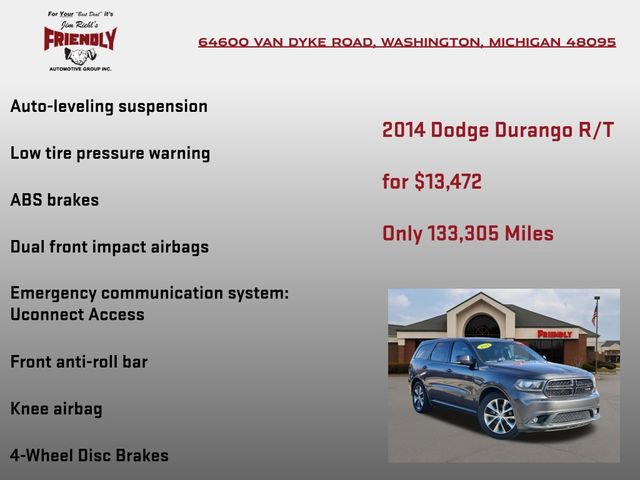 Used 2014 Dodge Durango R/T w/ Trailer Tow Group IV image 20