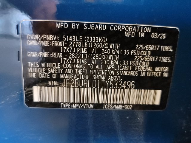Certified 2026 Subaru Outback Wilderness AWD/4WD image 36