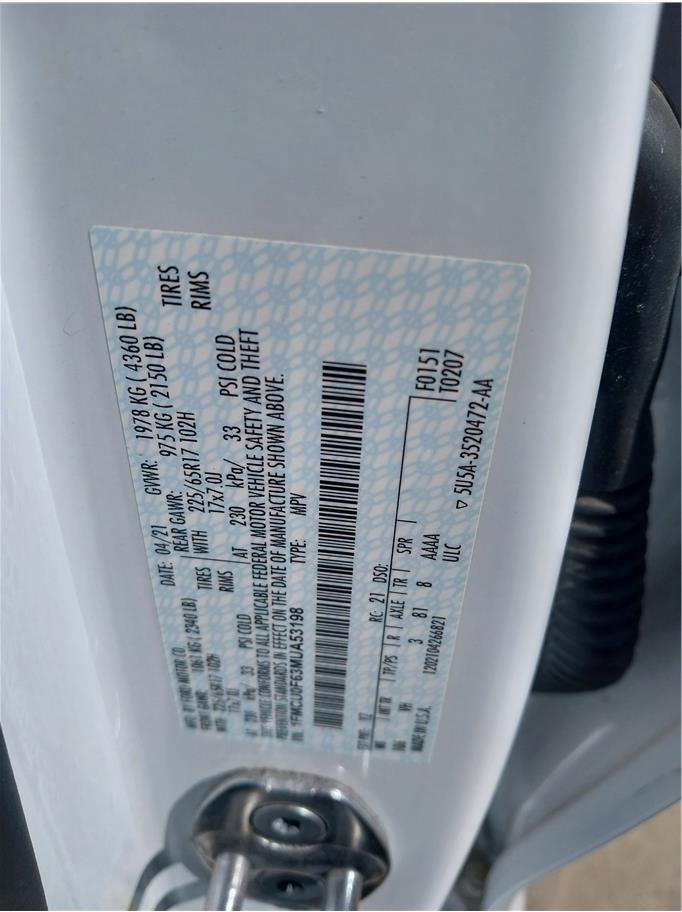 Used 2021 Ford Escape S FWD image 17