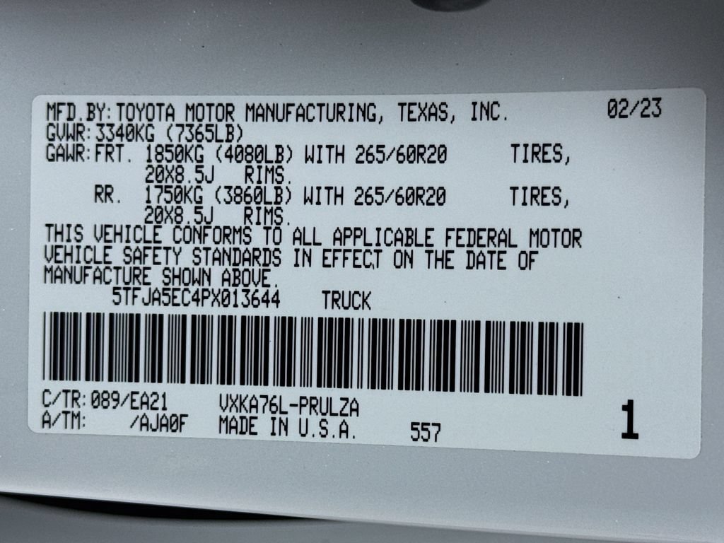 Used 2023 Toyota Tundra Limited w/ TRD Off-Road Package AWD/4WD image 29