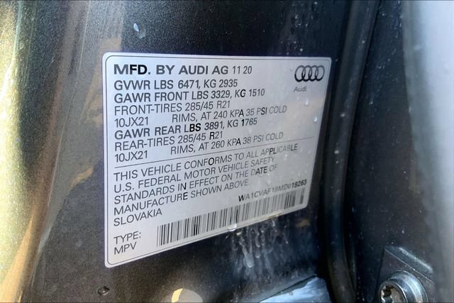 Used 2021 Audi Q8 Prestige w/ Prestige Package AWD/4WD image 33
