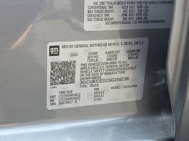 Used 2025 Chevrolet Silverado 1500 Custom Trail Boss AWD/4WD image 37
