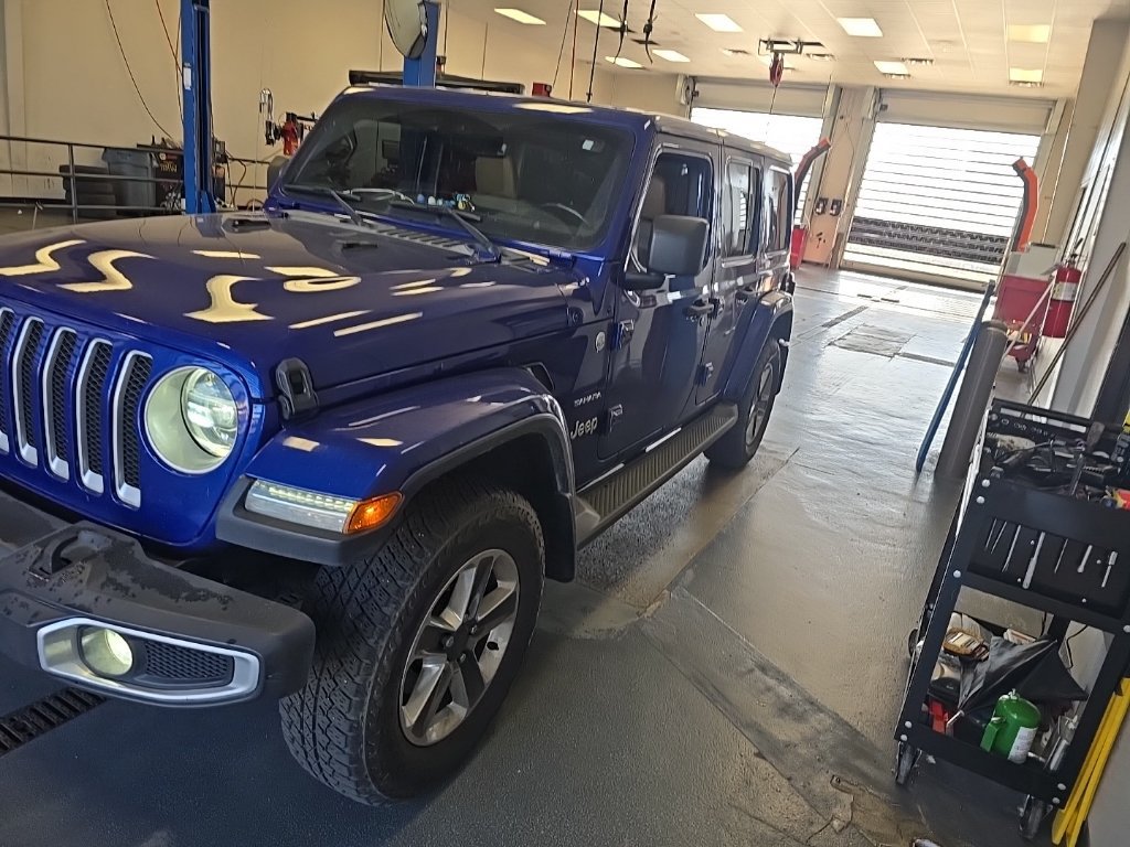 Used 2020 Jeep Wrangler Unlimited Sahara w/ Advanced Safety Group AWD/4WD image 2