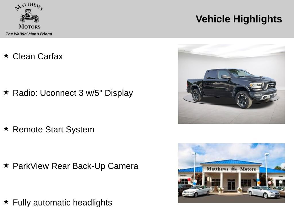 Used 2019 RAM 1500 Rebel AWD/4WD image 14