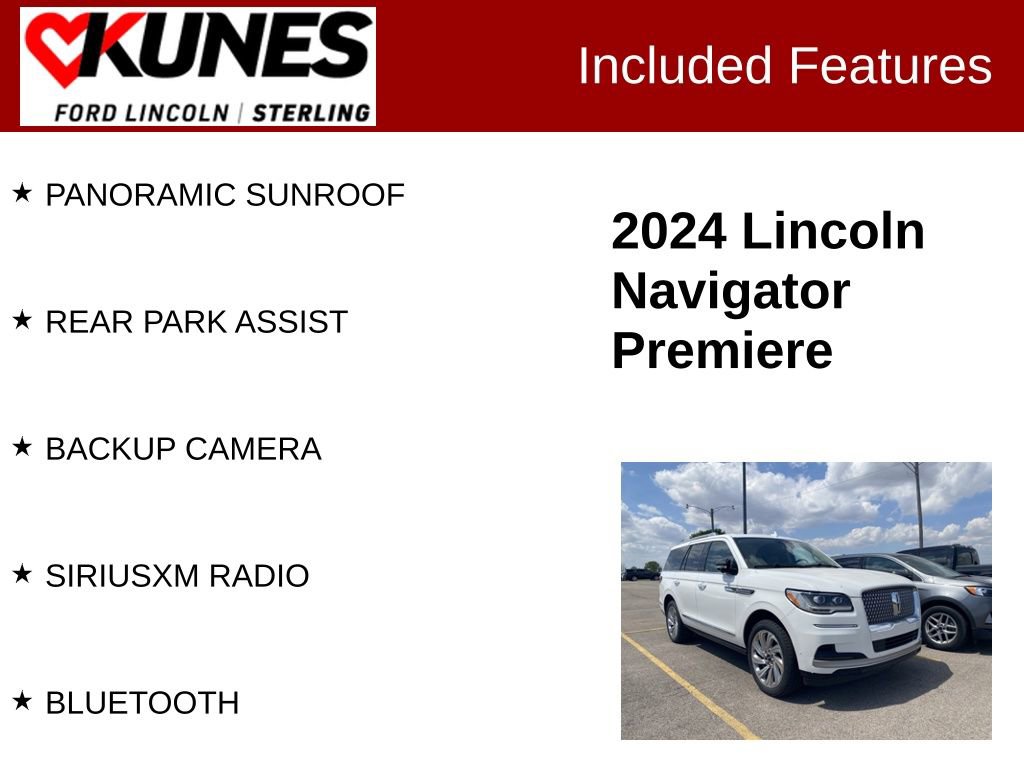 Used 2024 Lincoln Navigator Premiere AWD/4WD image 3
