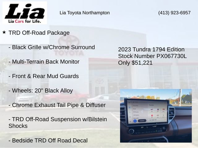Used 2023 Toyota Tundra 1794 Edition image 7