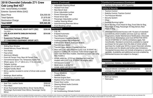 Used 2018 Chevrolet Colorado Z71 image 23