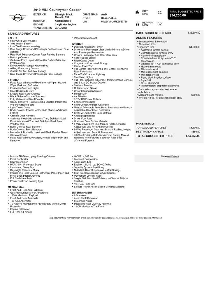 Used 2019 MINI Cooper Countryman ALL4 image 3