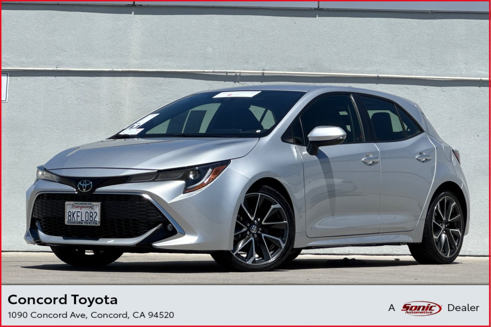 Certified 2019 Toyota Corolla XSE FWD image 1