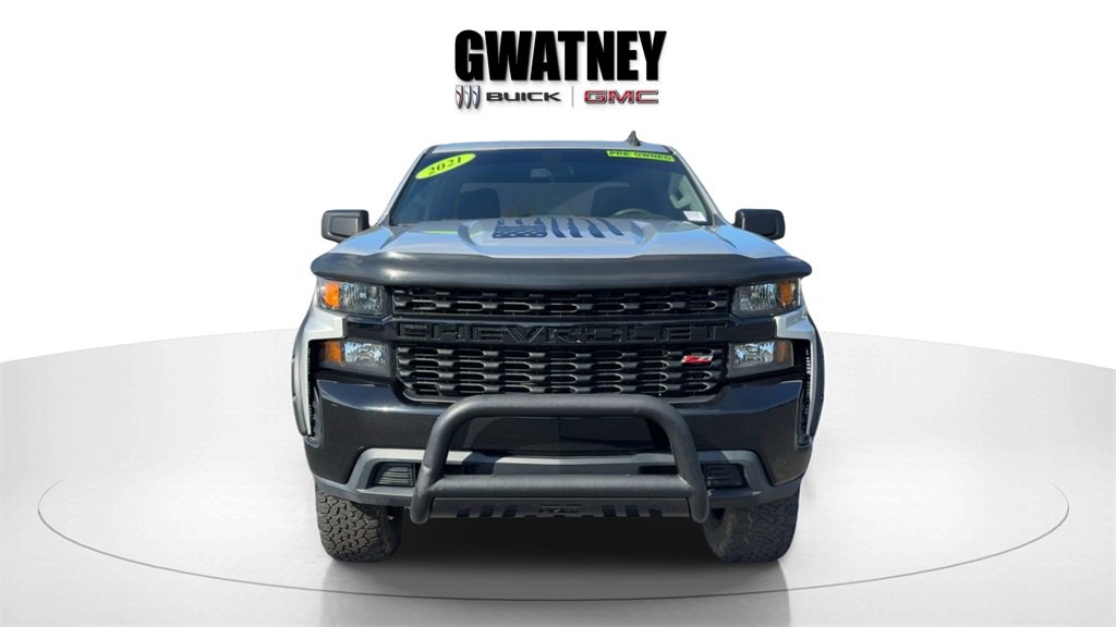 Used 2021 Chevrolet Silverado 1500 Custom Trail Boss w/ LPO, Dark Essentials Package image 1