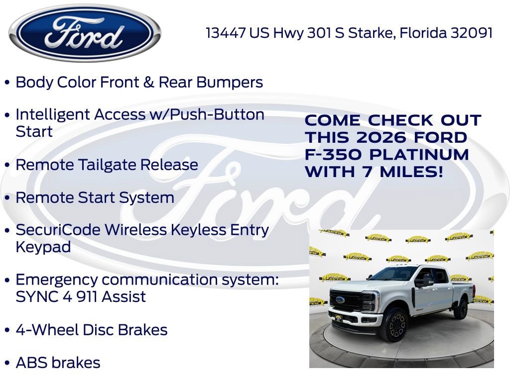 New 2026 Ford F350 Platinum image 30