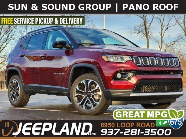 Used 2022 Jeep Compass Limited w/ Sun and Sound Group