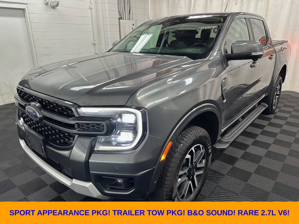 Used 2024 Ford Ranger Lariat w/ Trailer Tow Package AWD/4WD video 1