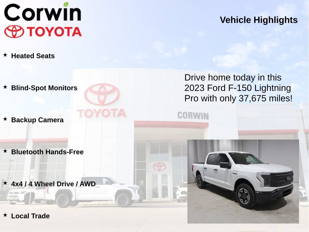 Used 2023 Ford F150 Lightning Pro AWD/4WD image 6
