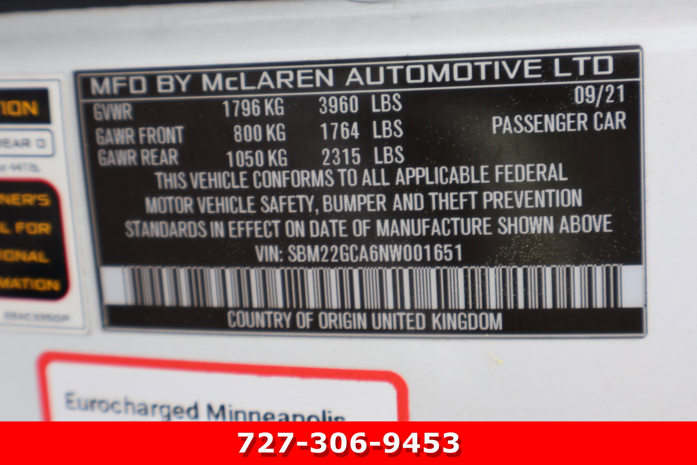 Used 2022 McLaren GT image 20