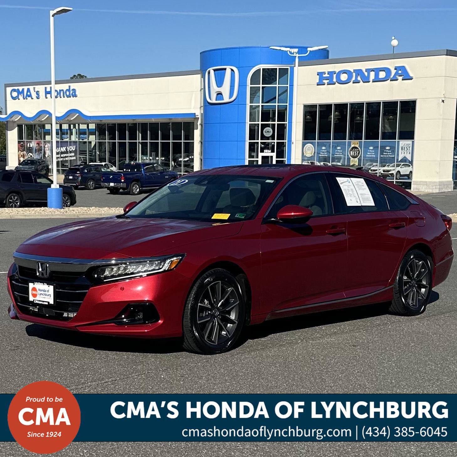 Used 2021 Honda Accord EX-L