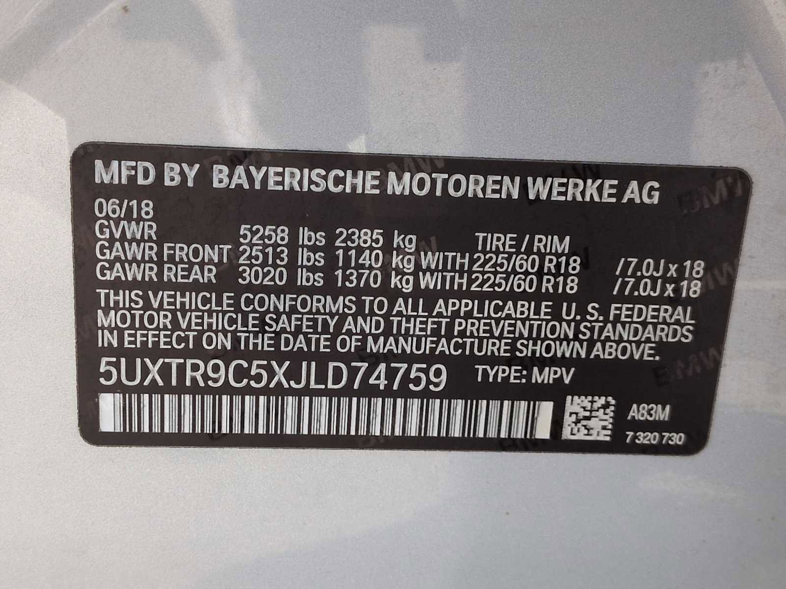 Used 2018 BMW X3 xDrive30i image 37