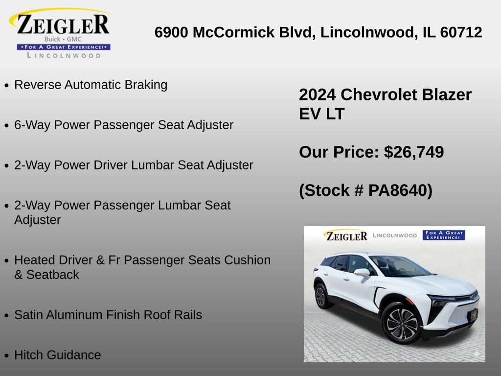Used 2024 Chevrolet Blazer EV LT AWD/4WD image 36