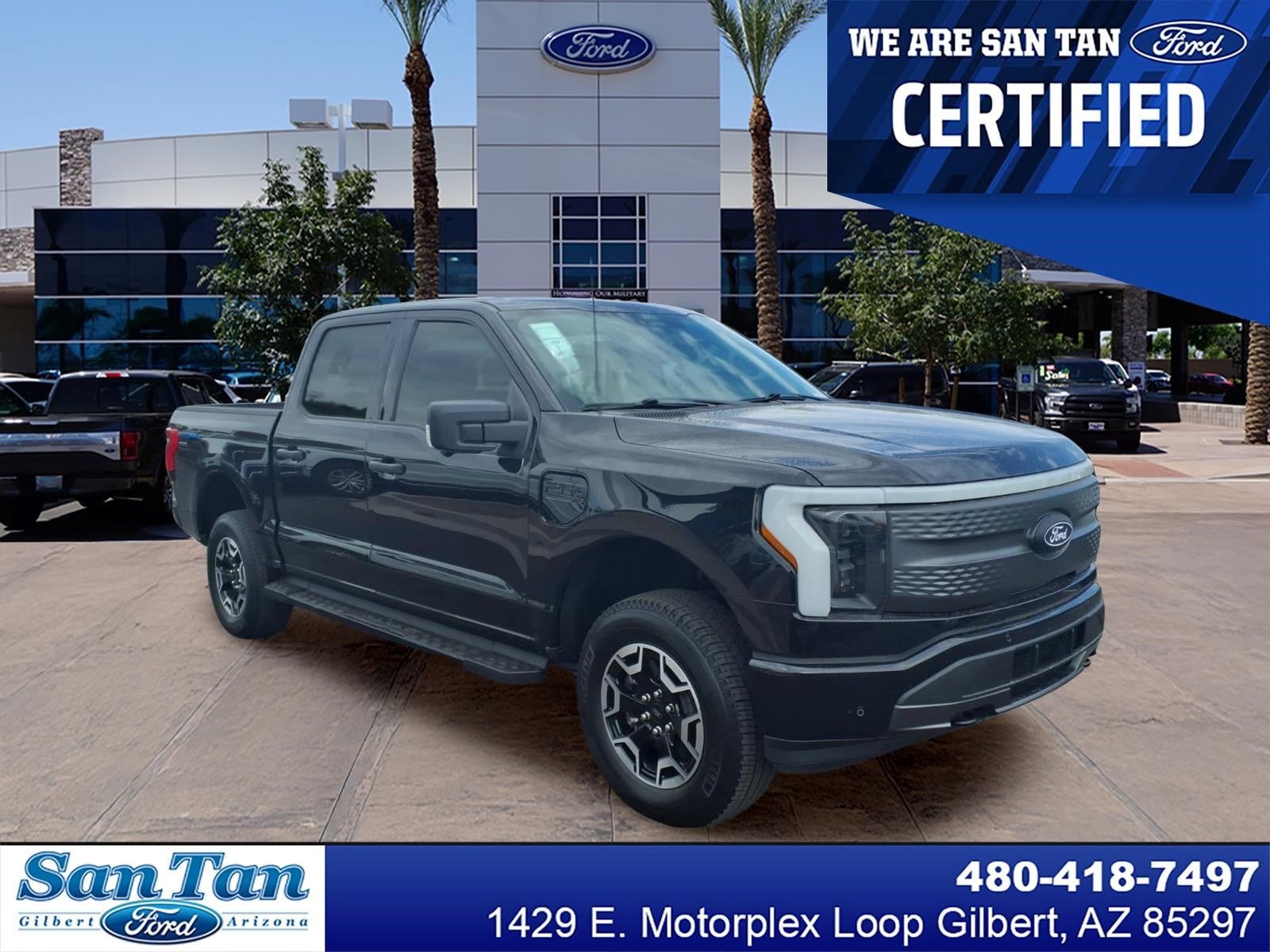 Certified 2022 Ford F150 Lightning XLT AWD/4WD image 1
