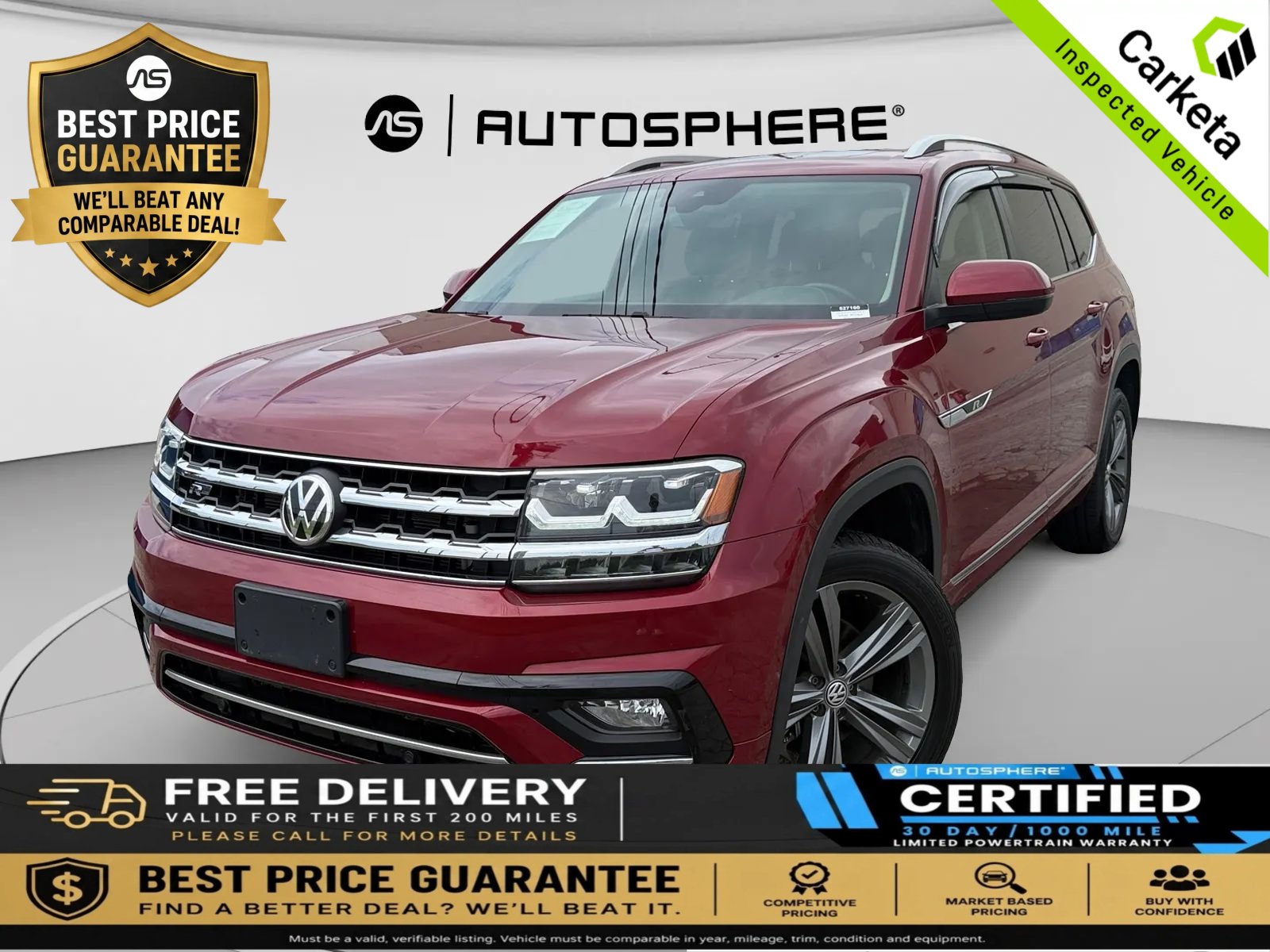 Used 2019 Volkswagen Atlas SEL R-Line AWD/4WD video 1