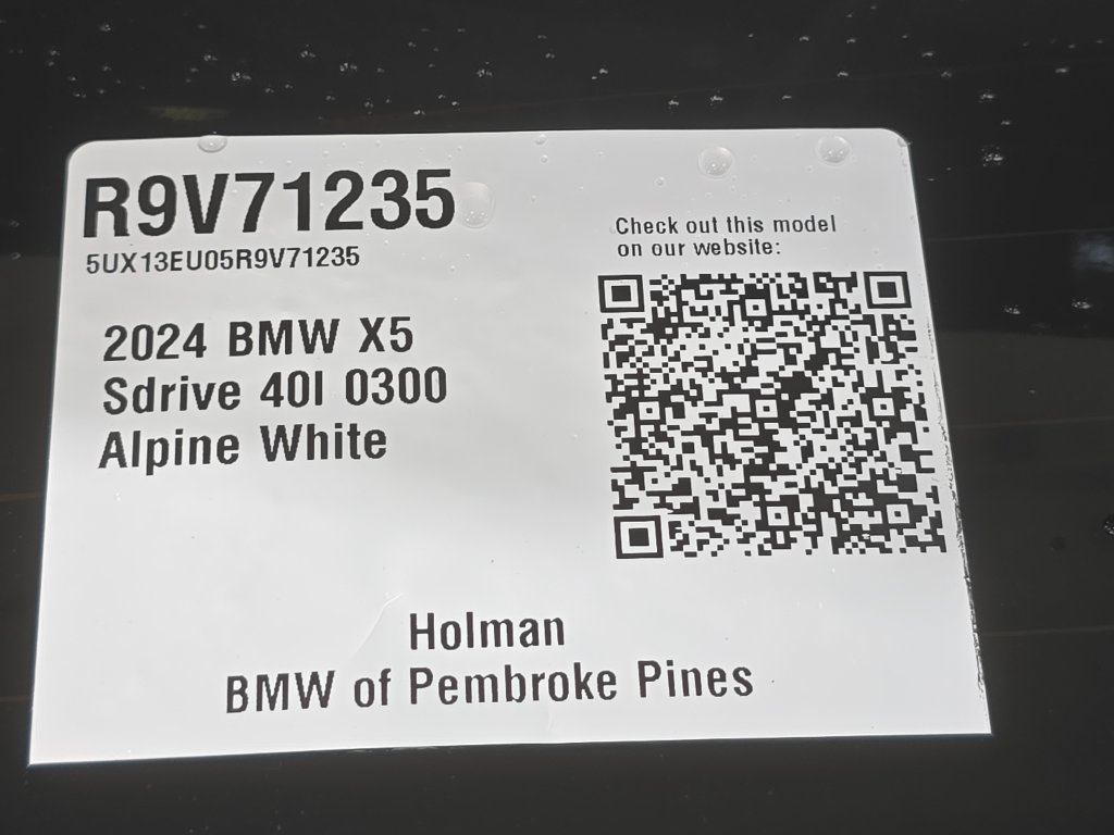 Certified 2024 BMW X5 sDrive40i w/ M Sport Package RWD image 23