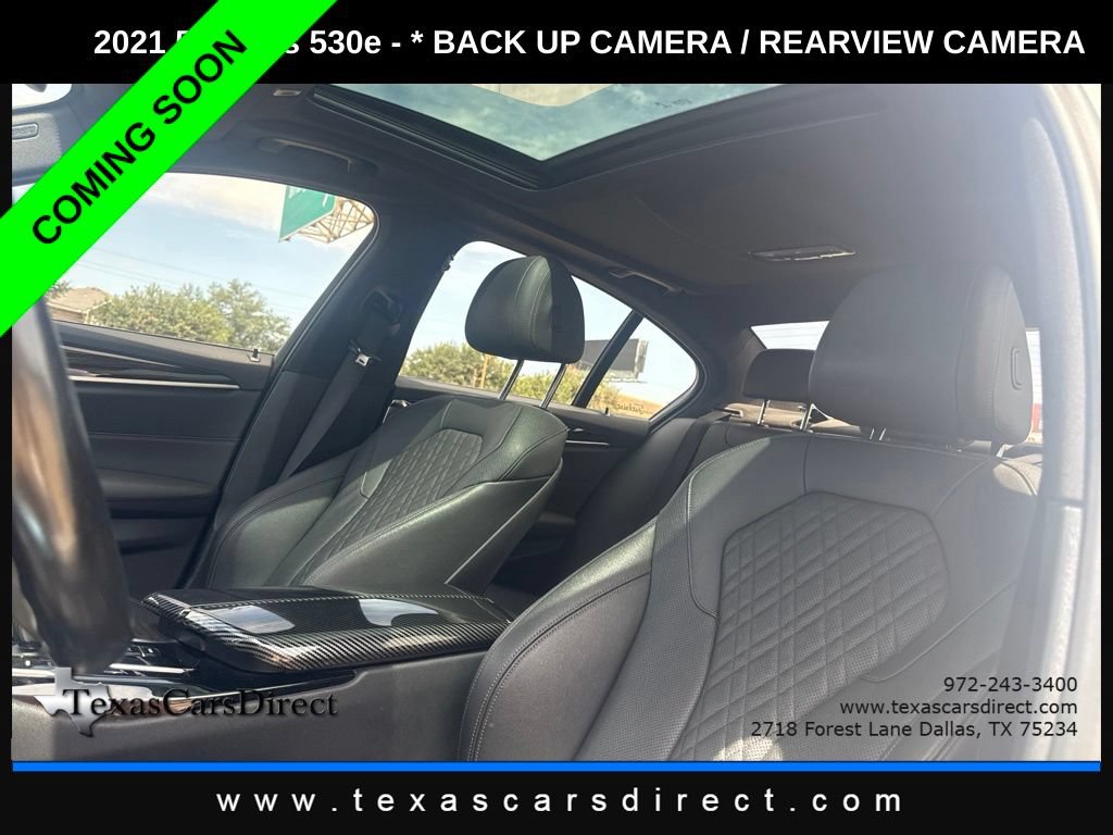 Used 2021 BMW 530e w/ Parking Assistance Package RWD image 6