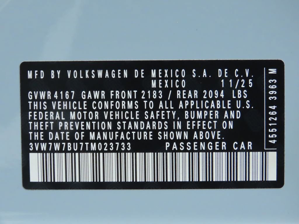 New 2026 Volkswagen Jetta SE image 33