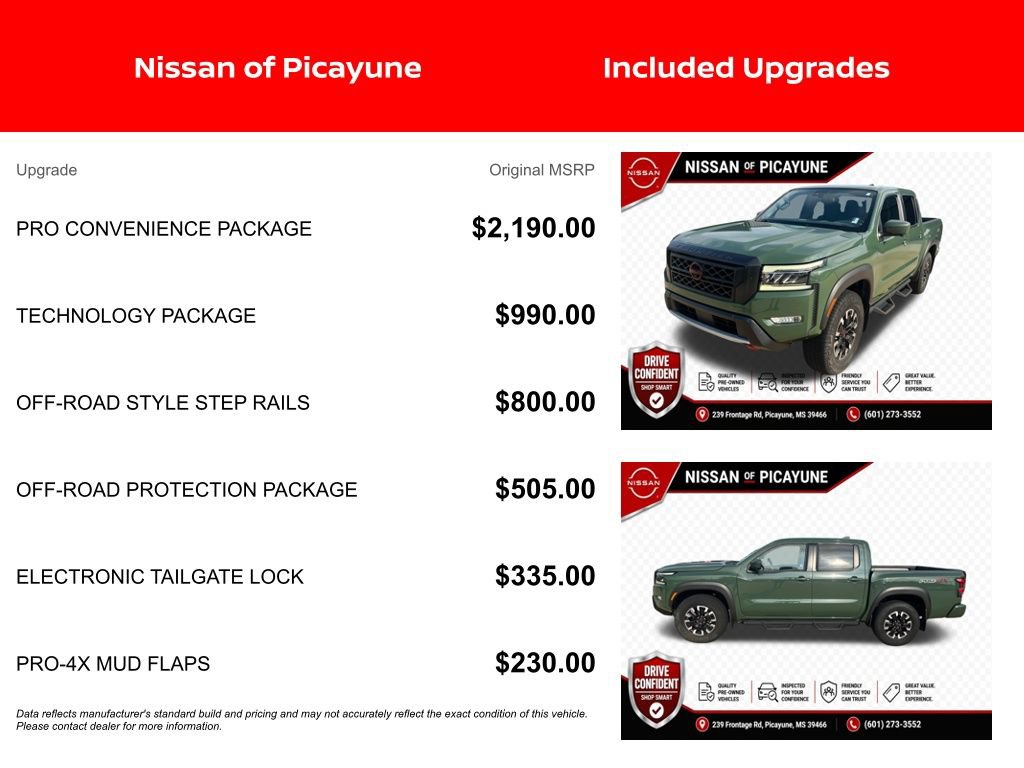 Certified 2023 Nissan Frontier PRO-4X w/ Pro Convenience Package AWD/4WD image 7