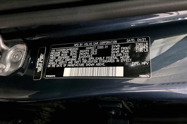Certified 2021 Volvo XC60 T5 Momentum w/ Advanced Package AWD/4WD image 38