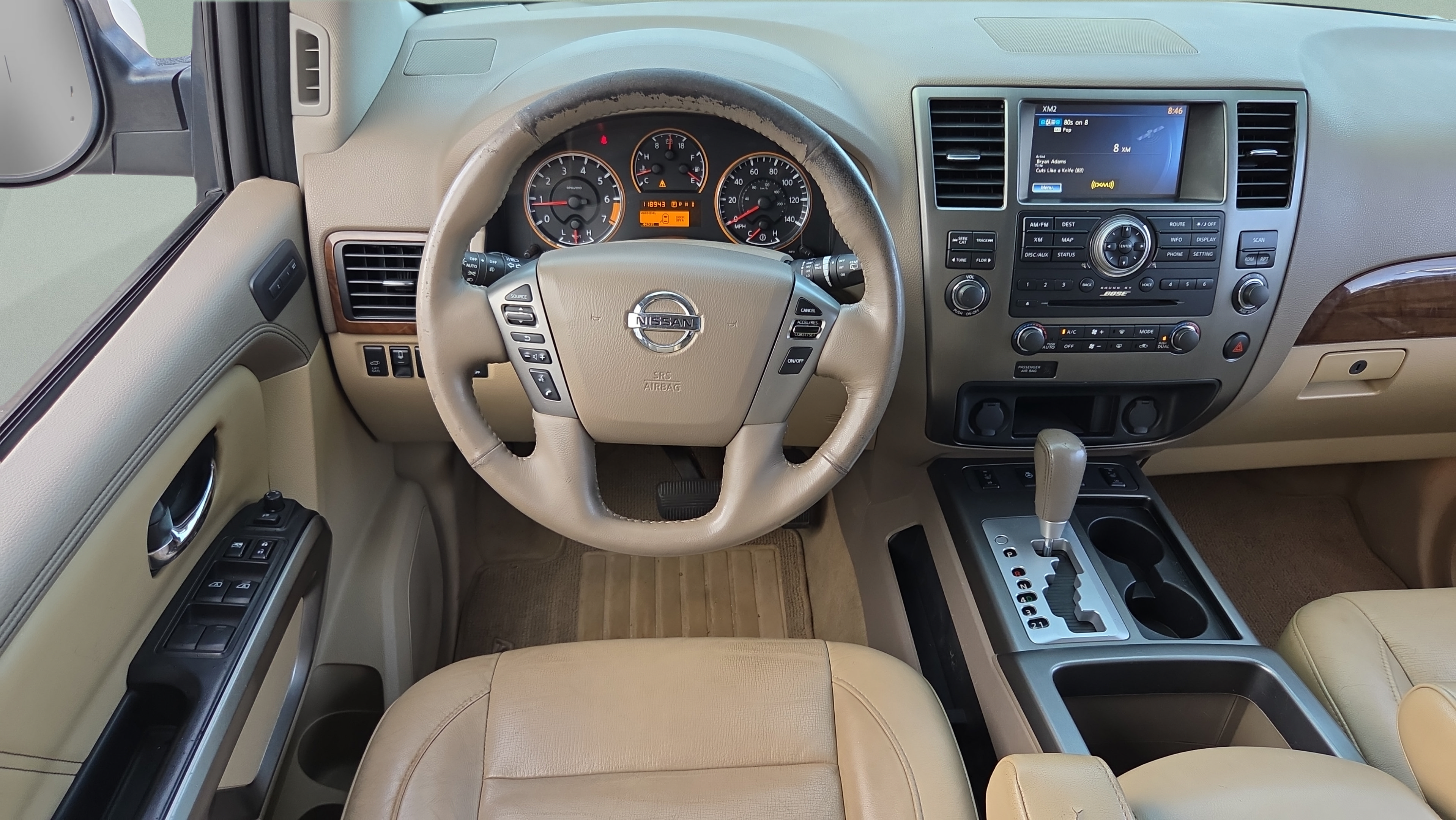 Used 2015 Nissan Armada Platinum w/ 2nd Row Captain Seat Package RWD image 11
