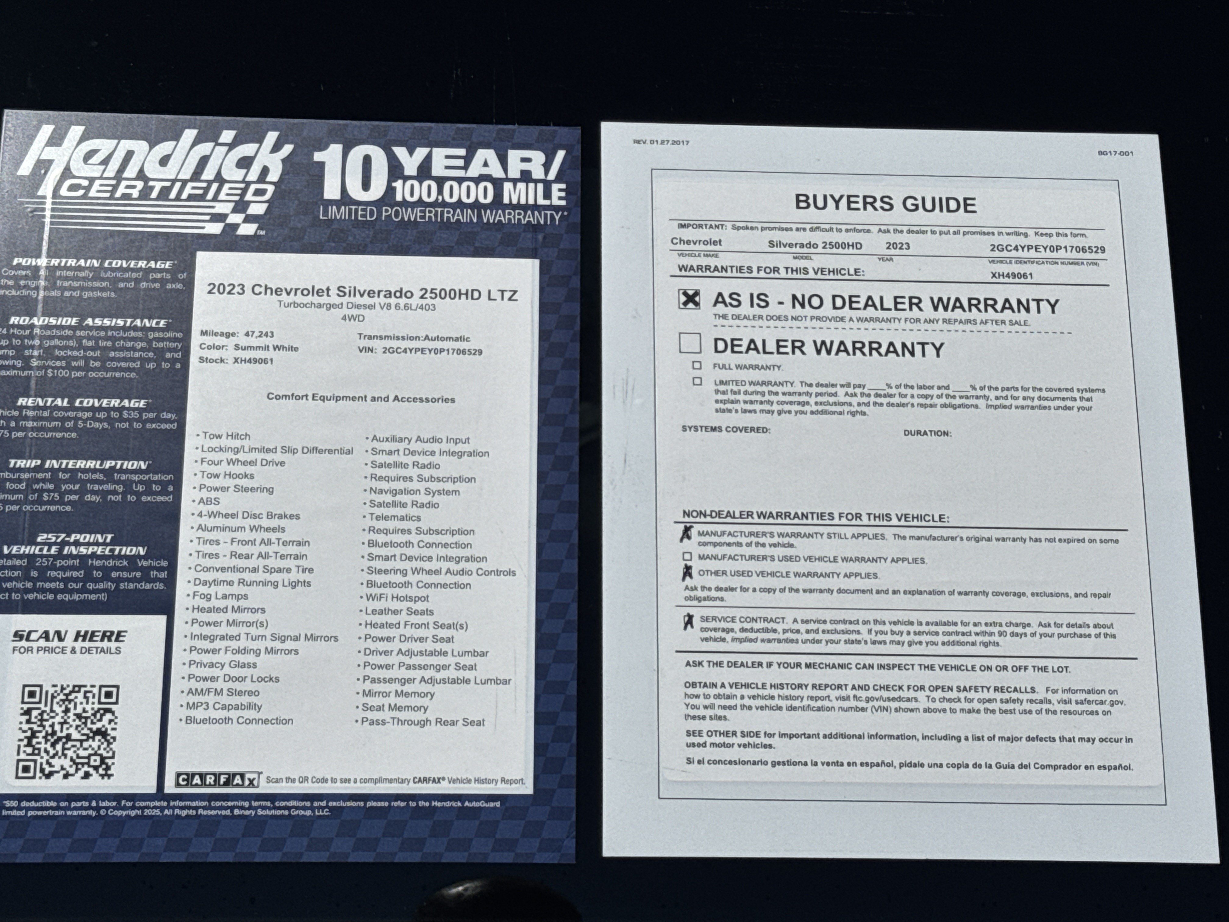 Used 2023 Chevrolet Silverado 2500 LTZ AWD/4WD image 38