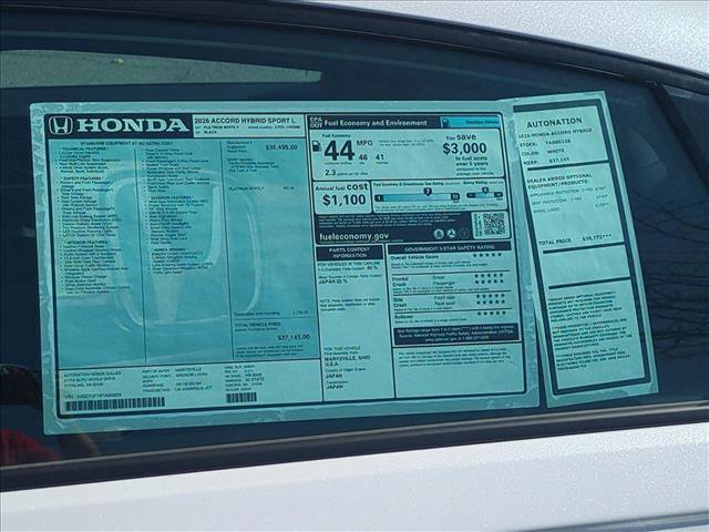 New 2026 Honda Accord Sport image 17