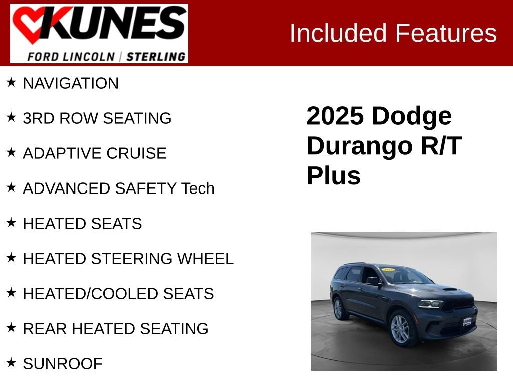 Used 2025 Dodge Durango R/T AWD/4WD image 2