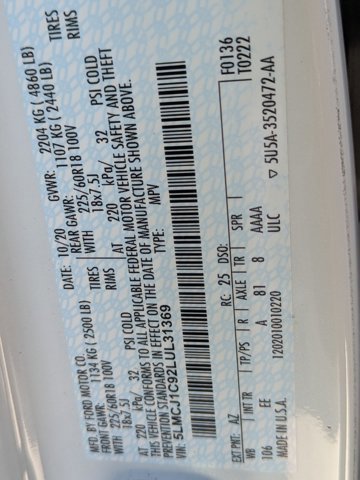 Used 2020 Lincoln Corsair FWD image 19