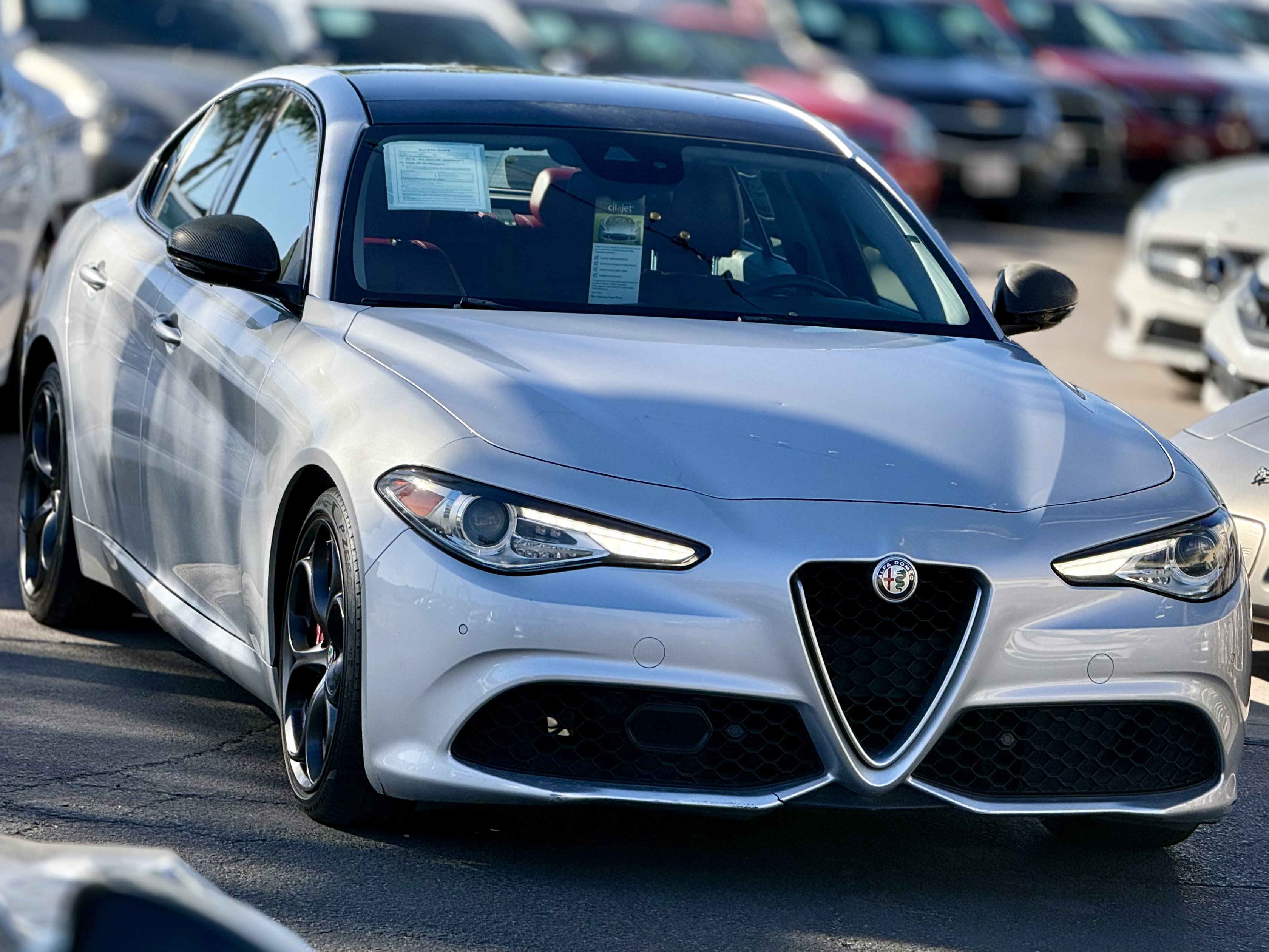 Used 2018 Alfa Romeo Giulia Ti Sport w/ Quick Order Package 22U Sport RWD image 2