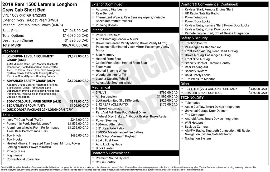 Used 2019 RAM 1500 Laramie Longhorn AWD/4WD image 35