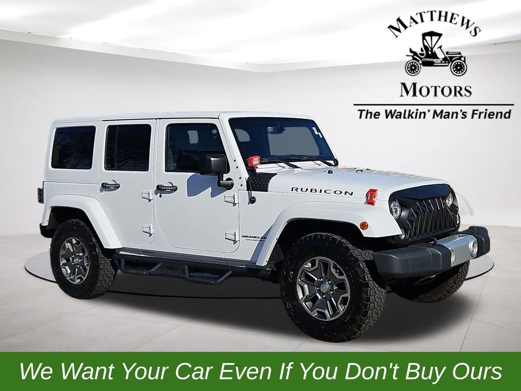 Used 2017 Jeep Wrangler Unlimited Rubicon w/ Connectivity Group AWD/4WD image 1