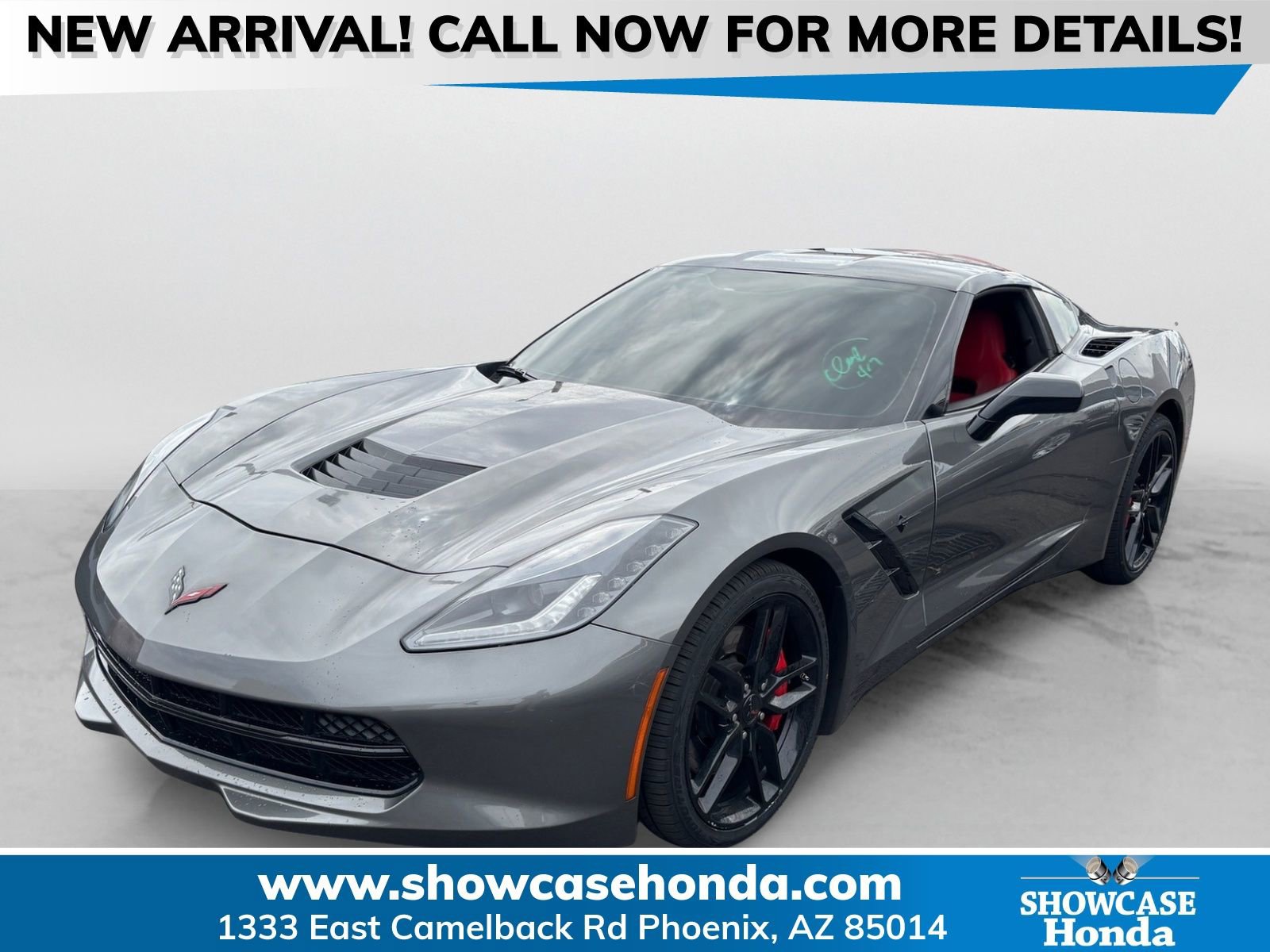 Used 2016 Chevrolet Corvette Stingray Coupe w/ Carbon Flash Badge Package image 1
