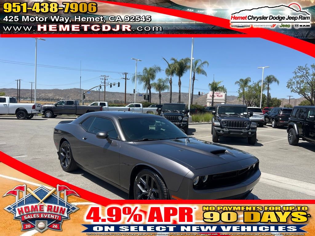 Used 2022 Dodge Challenger R/T w/ Blacktop Package RWD image 1