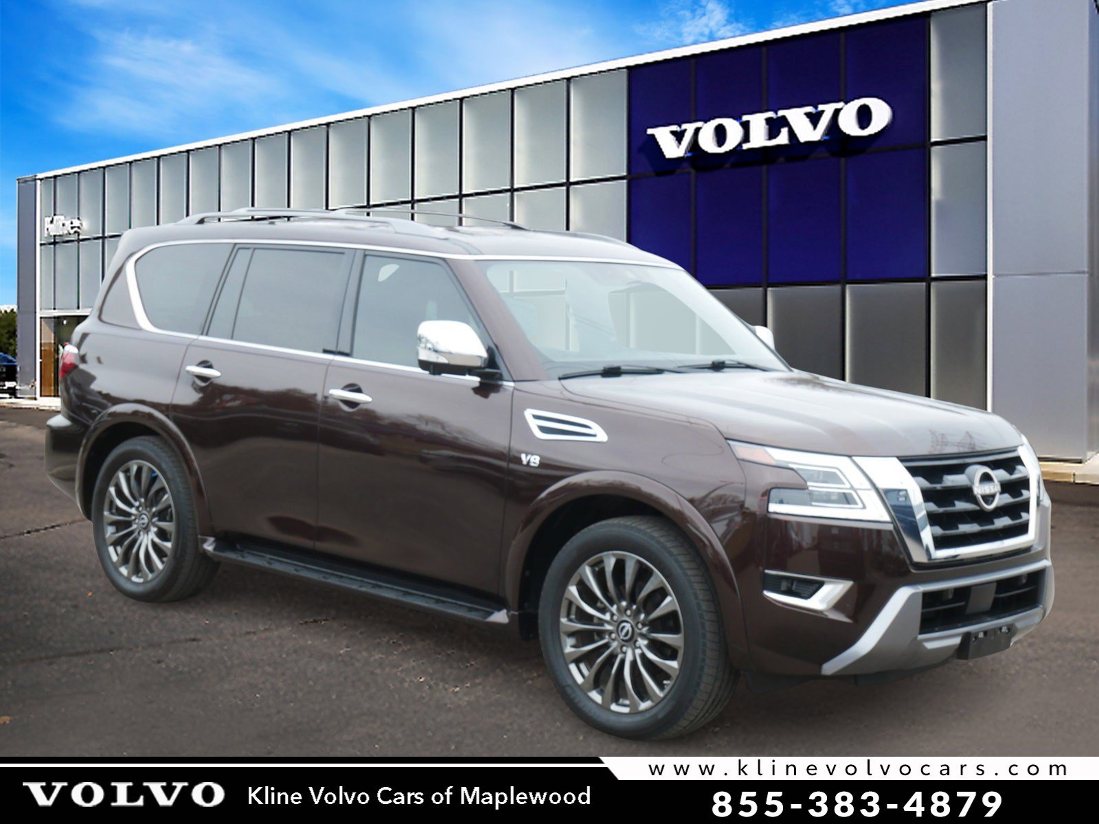 Used 2021 Nissan Armada Platinum w/ Captain's Chairs Package image 1