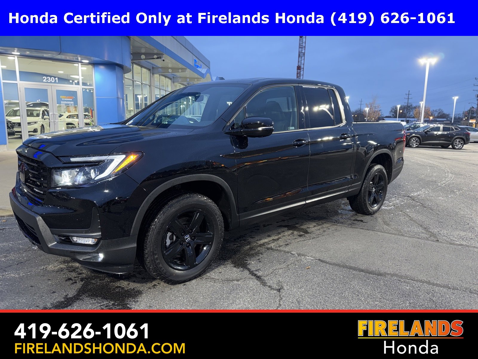 Certified 2023 Honda Ridgeline Black Edition image 2