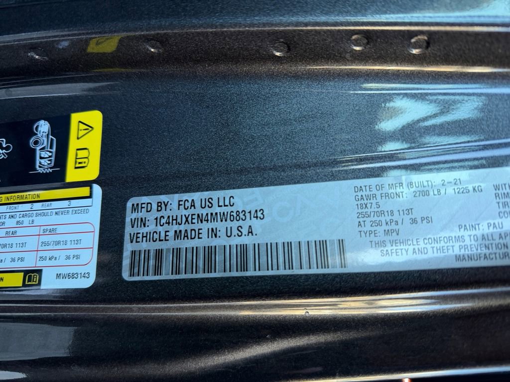 Certified 2021 Jeep Wrangler Unlimited Sahara image 19