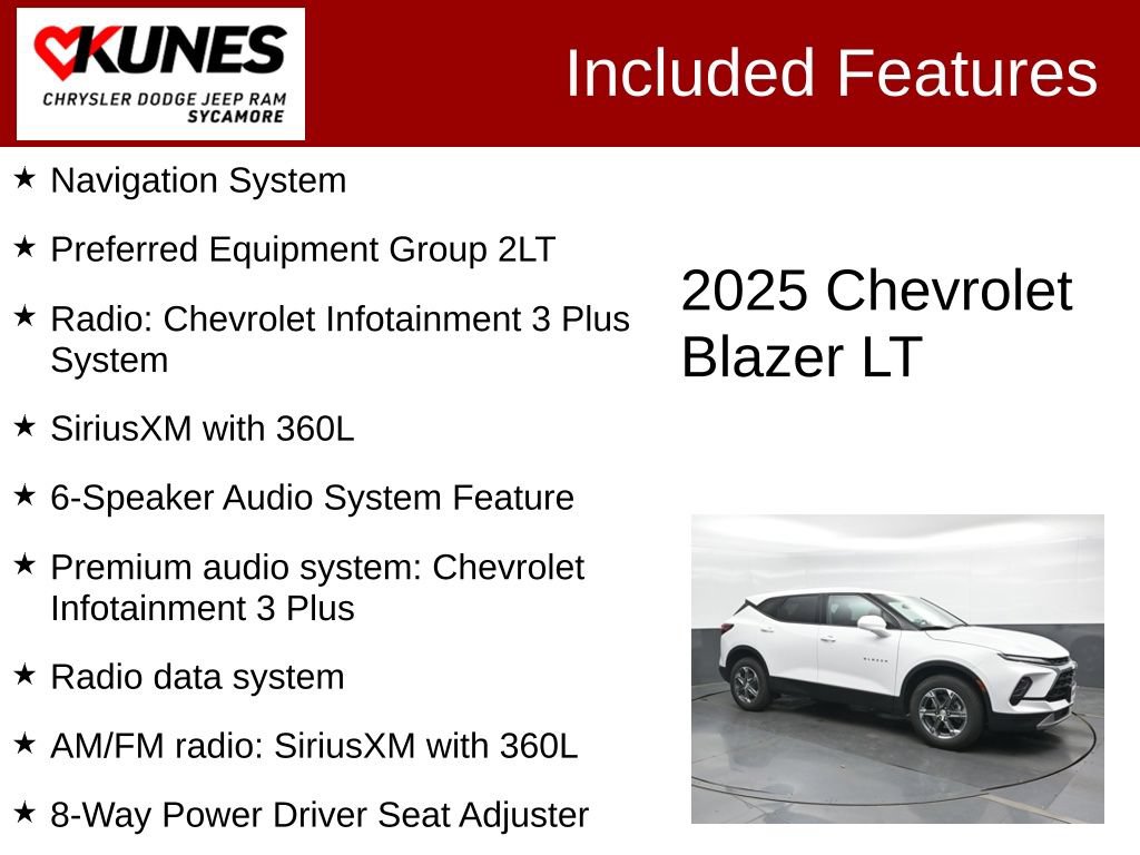 Used 2025 Chevrolet Blazer LT AWD/4WD image 3