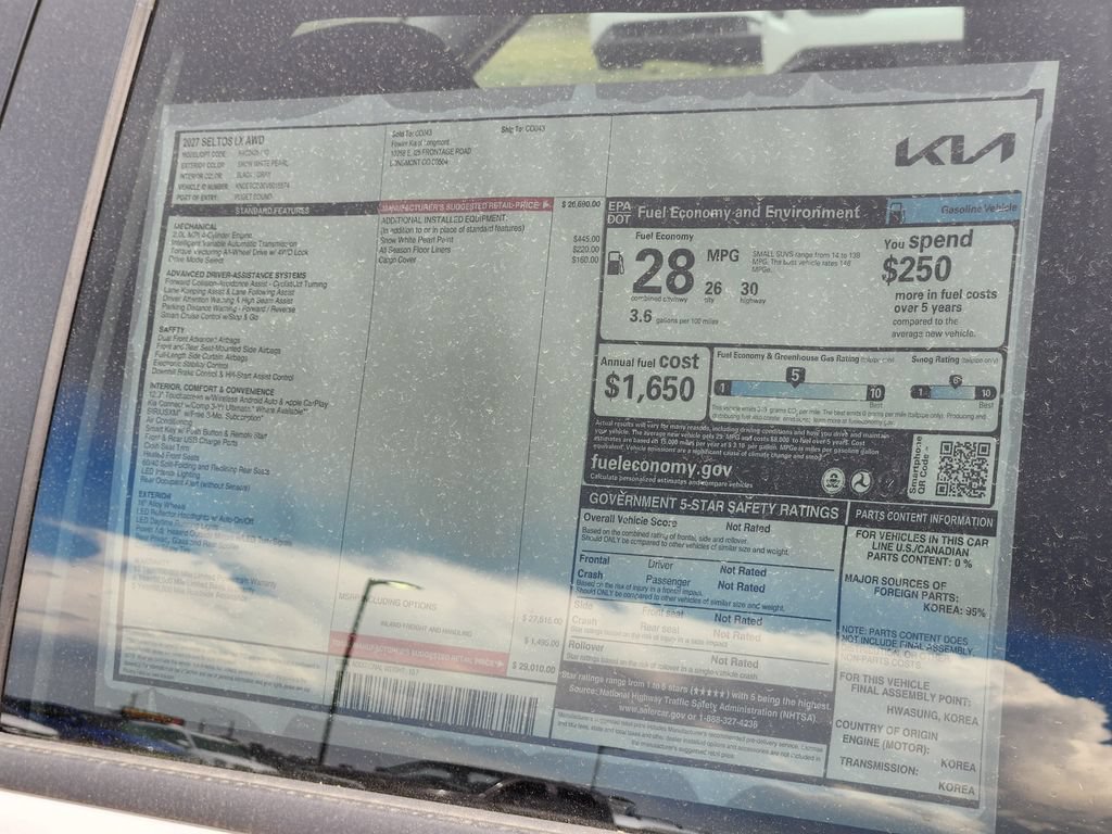 New 2027 Kia Seltos LX AWD/4WD image 23