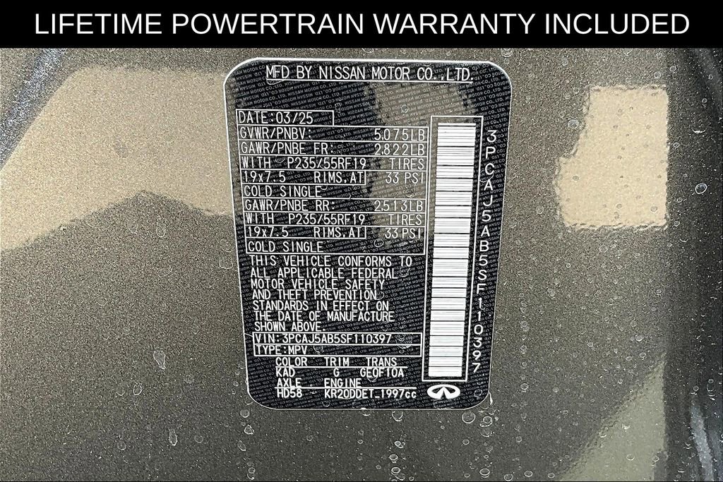 Certified 2025 INFINITI QX50 Pure image 24